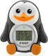 Reer Ψηφιακό Θερμόμετρο Μπάνιου Penguin 0°C έως 50°C Μαύρο