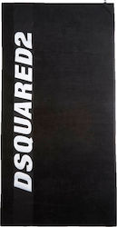 Dsquared2 Πετσέτα Θαλάσσης Μαύρη