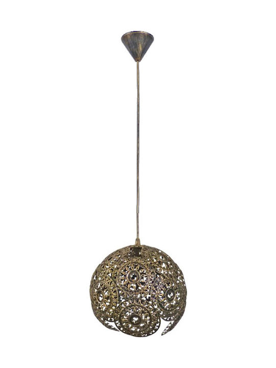 Heronia Morocco Pendant Lamp E27 Bronze