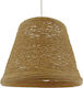 GloboStar Playroom Pendant Light Suspension Bell for Socket E27 Beige