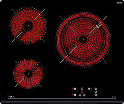 Teka TZ6315 Autonomous Cooktop with Ceramic Burners and Locking Function 60x51cm