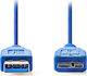 Nedis Regulär USB 3.0 auf Micro-USB-Kabel Blau 1m (CCGP61500BU10) 1Stück