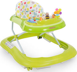 Kikka Boo Flowers Baby Walker with Music for 6+ Months Green