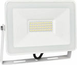Elmark Waterproof LED Floodlight 50W Natural White 4000K IP65