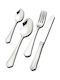 SP Tableware Palladium Σετ Μαχαιροπίρουνα Ανοξείδωτα Ασημί 30τμχ