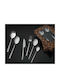 SP Tableware Lindos Set de Tacâmuri Inoxidabil Argintiu 65buc
