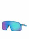 Oakley Sutro Men's Sunglasses with Turquoise Plastic Frame and Blue Mirror Lens OO9406-07