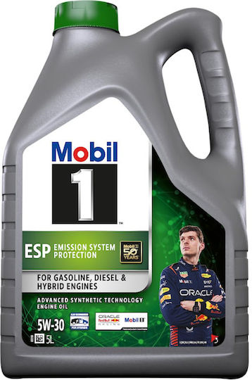 Mobil ESP Συνθετικό Λάδι Αυτοκινήτου 5W-30 5lt