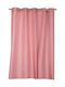 Nef-Nef Shower Shower Curtain Fabric with Hooks 180x200cm Coral 023859