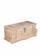 vidaXL Wooden Decorative Trunk Beige 90x40x40cm