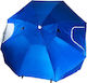 Campus Beach Umbrella Diameter 2.35m with UV Protection and Air Vent Blue