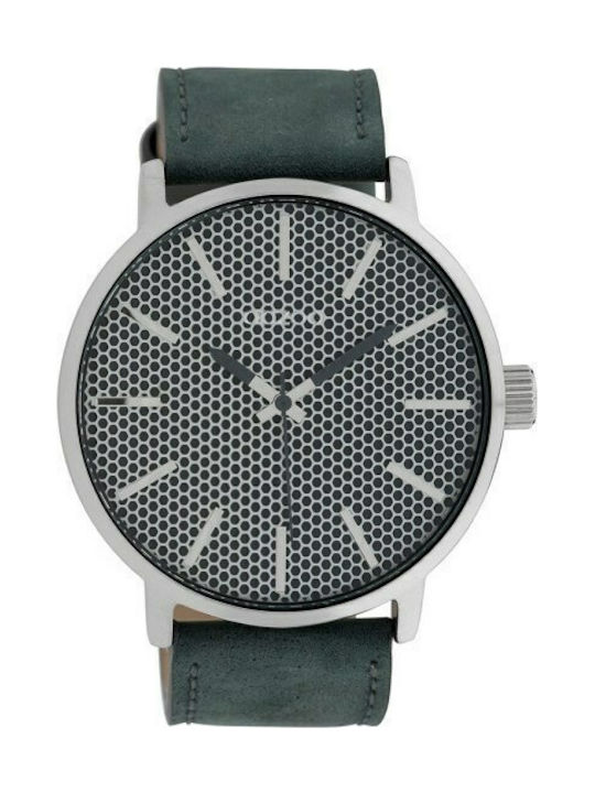 Oozoo Timepieces Watch Battery with Blue Leather Strap