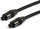 Equip Cablu Audio Optic TOS masculin - TOS masculin Negru 5m (147923)