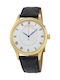Invicta Vintage Men's Watch 43mm Battery with Black Leather Strap