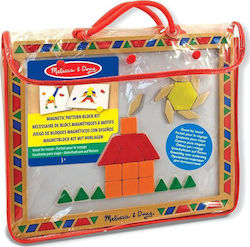 Melissa & Doug Magnetic Pattern Block Kit Πίνακας Μαγνητικός με 120 Μαγνήτες & Θήκη