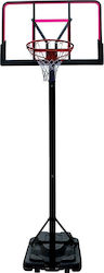 Amila Deluxe Baskelball Hoop cu suport și înălțime ajustabilă 245-305buc