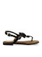 Parex Women's Flat Sandals in Black Color