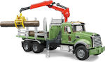 Bruder Mack Granite Timber Truck with 3 Trunks Camion 1:16 pentru 3++ Ani 02824