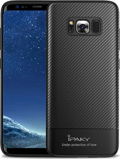 iPaky Back Cover Σιλικόνης Μαύρο (Galaxy S8+)