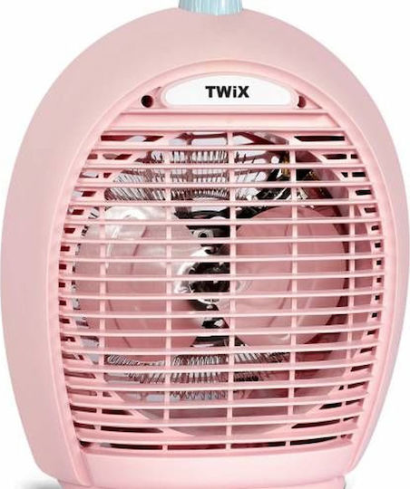 Kumtel Twix Fan Heater Room Floor and Wall Pink 2000W