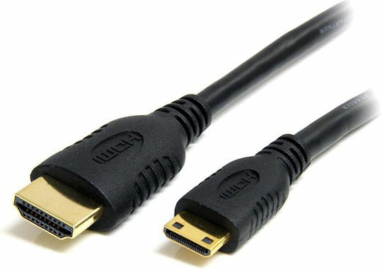 StarTech HDMI 1.4 Hochgeschwindigkeits 1080p 120Hz Kabel HDMI-Stecker - Mini-HDMI-Stecker 1m Schwarz