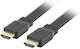 Lanberg HDMI 1.4 High Speed 1080p 120Hz Cable HDMI Male - HDMI Male 1m Black
