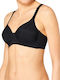 Modern Soft Bra with Light Padding without Underwire Black