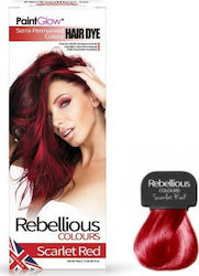 Paintglow Rebellious Semi Permanent Hair Dye Scarlet Red 70ml