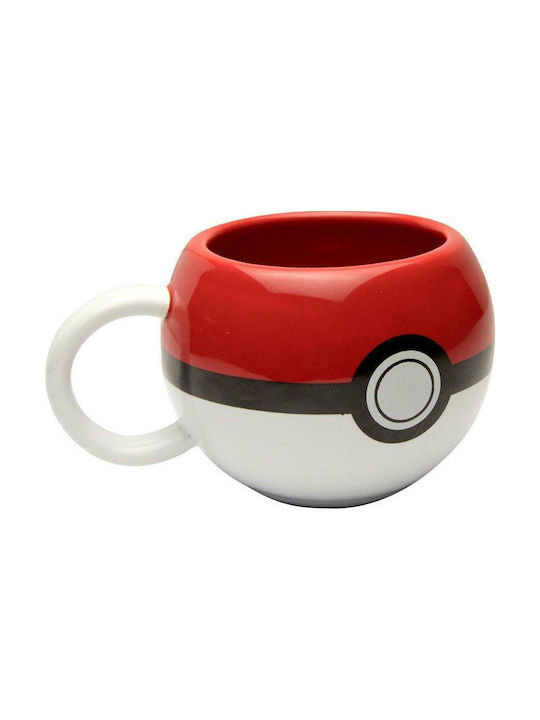 GB eye Pokemon - 3D Pokeball Κούπα Κεραμική Κόκκινη 300ml