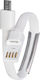 Akyga Converter USB-A male to micro USB male White 1pcs AK-AD-34