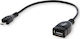 Savio Μετατροπέας micro USB male σε USB-A female 1τμχ CL-59