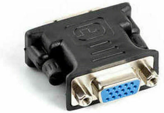 Lanberg Μετατροπέας DVI-I male σε VGA female 1τμχ AD-0012-BK