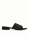 Jana Chunky Heel Mules Black