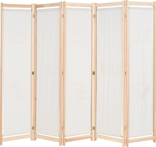 vidaXL Διακοσμητικό Παραβάν Ξύλινο 200x170cm