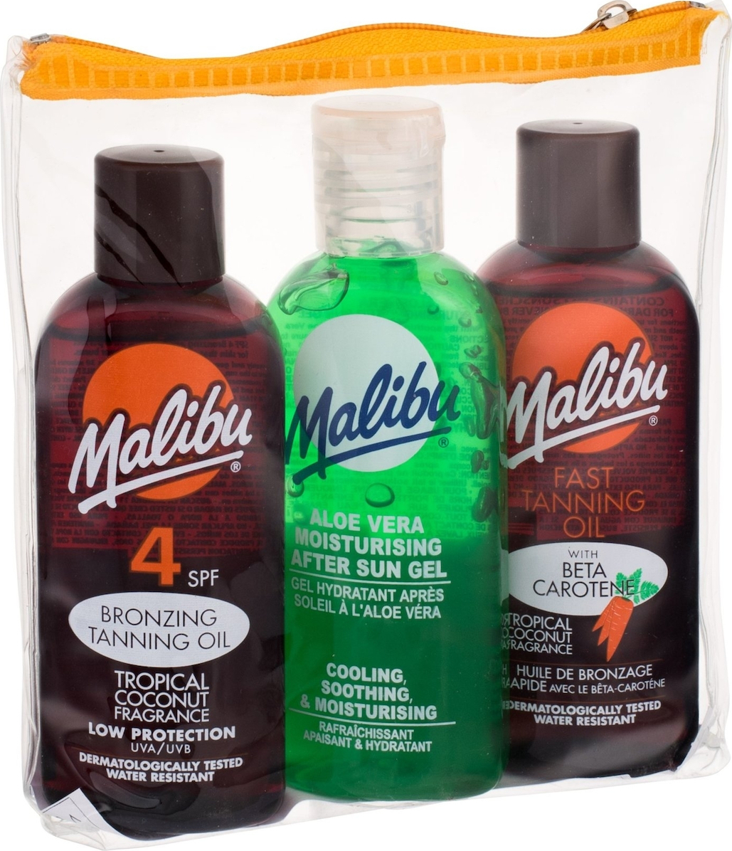 Malibu SPF4 Tanning Set Skroutz.gr