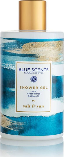 Blue Scents Salt & Sun Αφρόλουτρο σε Gel με Ελαιόλαδο & Άρωμα Ωκεανός 300ml