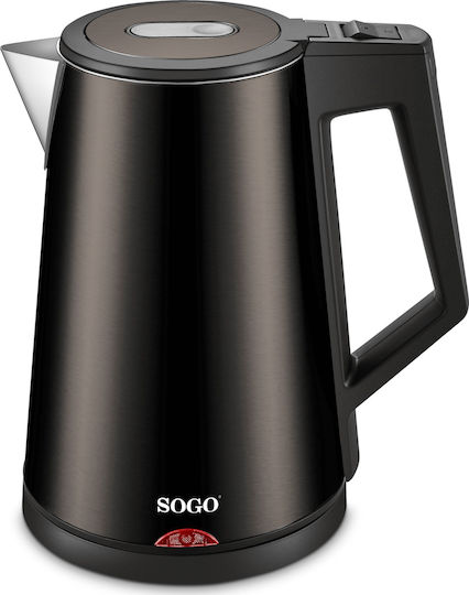 Sogo Kettle 1.7lt 1830W Black