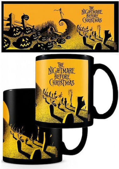 Pyramid International NBC - Nightmare Before Christmas (Graveyard Scene) Heat Changing Mug Heat Change Mug Ceramic Orange SCMG24622