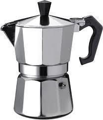 Maestro MR-1666 Stovetop Espresso Pot for 3Cups Silver