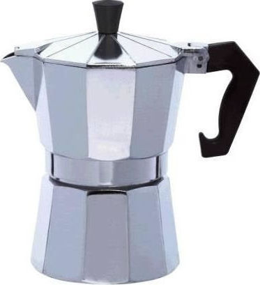 Pezzetti 10.40339 Stovetop Espresso Pot 3 Cups Inox Argintiu