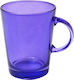 Espiel Liberty Mug Glass Purple 420ml 6pcs