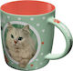 Nostalgic Art Animal Club Cat Lover Cană Ceramică Verde 350ml 1buc