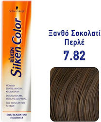 Schwarzkopf Silken Color Βαφή Μαλλιών 7.82 Ξανθ...