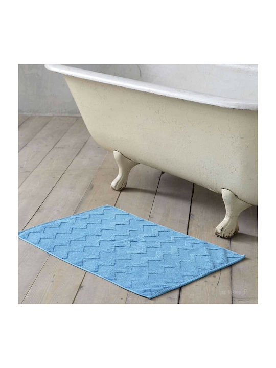 Nima Bath Mat Cotton Swell 20657 Sky Blue 50x80cm