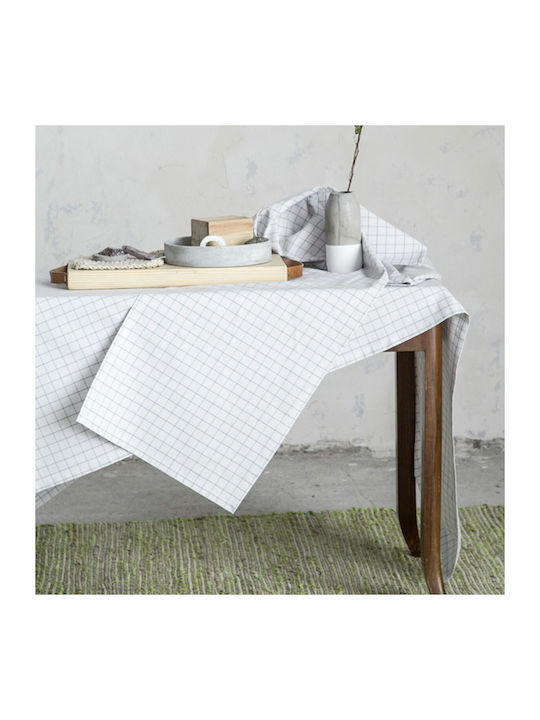 Nima Serene Cotton Tablecloth Runner White 45x150cm