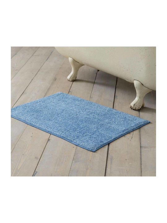 Nima Badematte Synthetisch Rechteckig Homey 20868 Blue 50x80cm