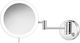 Sanco MRLED-701 MRLED-701-A03 Vergrößerung Runder Badezimmerspiegel LED aus Metall 20x20cm Silber