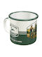 Nostalgic Art John Deere - Quality Farm Equipment Cană Emailat Albă 360ml