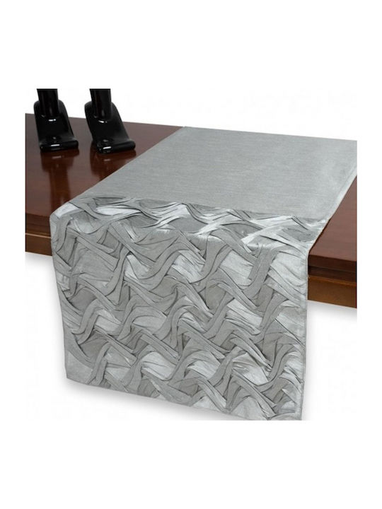 Silk Fashion Tablecloth Cut Set 1018 Grey 140x140cm 6978000002208