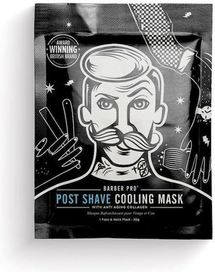 Beauty Pro Barber Pro Post Shave Cooling Sheet Mask 30gr